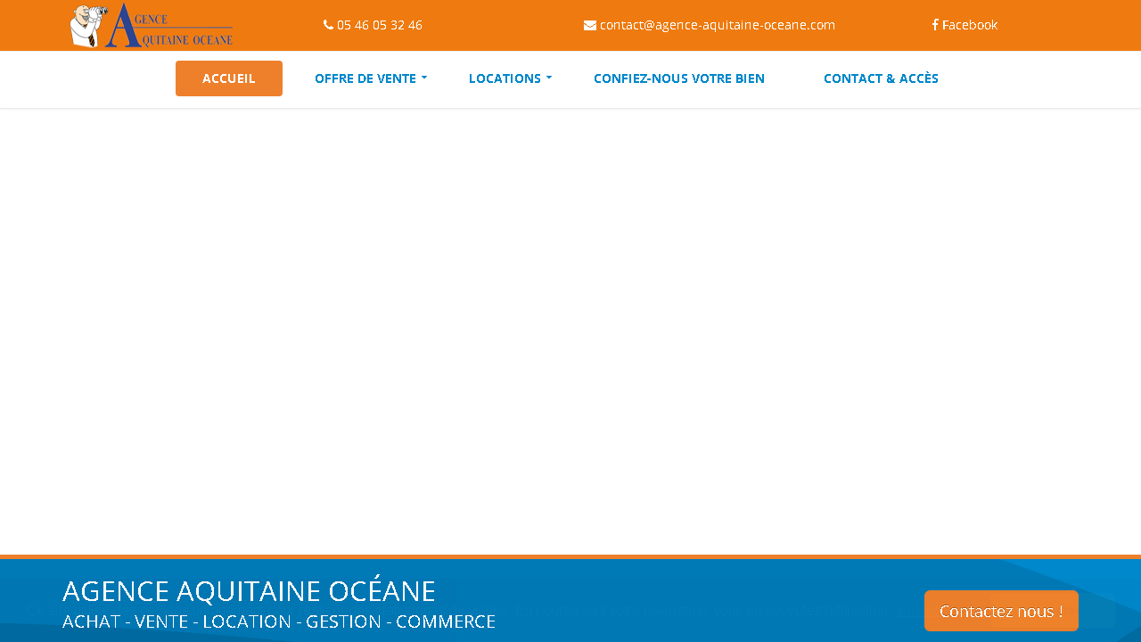 Capture d'écran de http://www.agence-aquitaine-oceane.com/ 